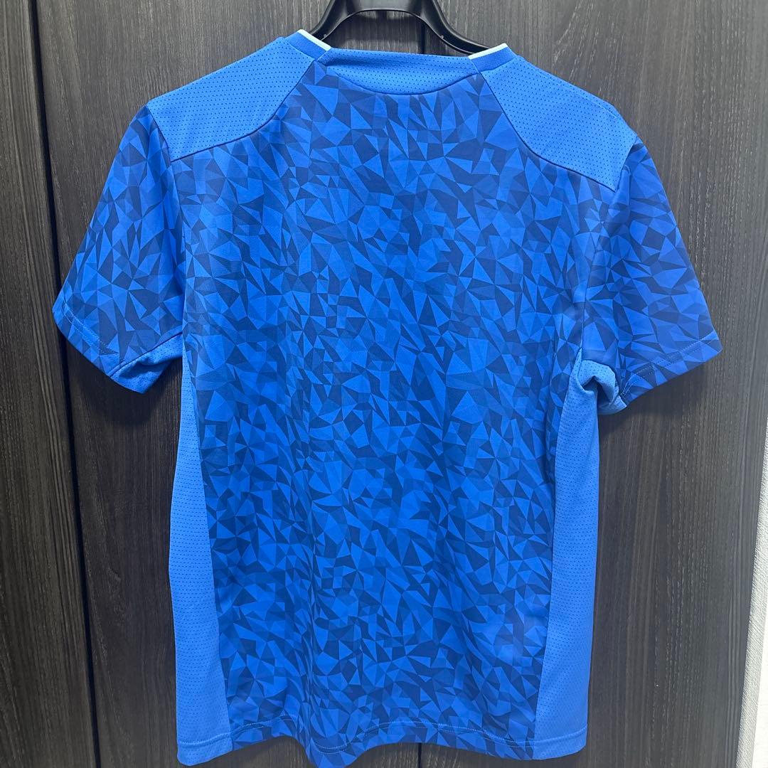 【希少・美品】YONEX バドミントン テニス ゲームシャツ L 日本代表 青