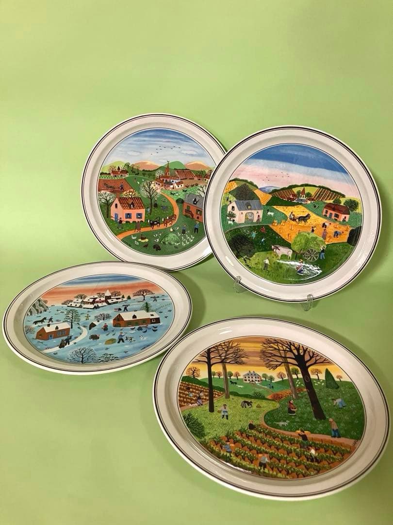 はくちゃん　Villeroy & Boch　ナイーフプレート