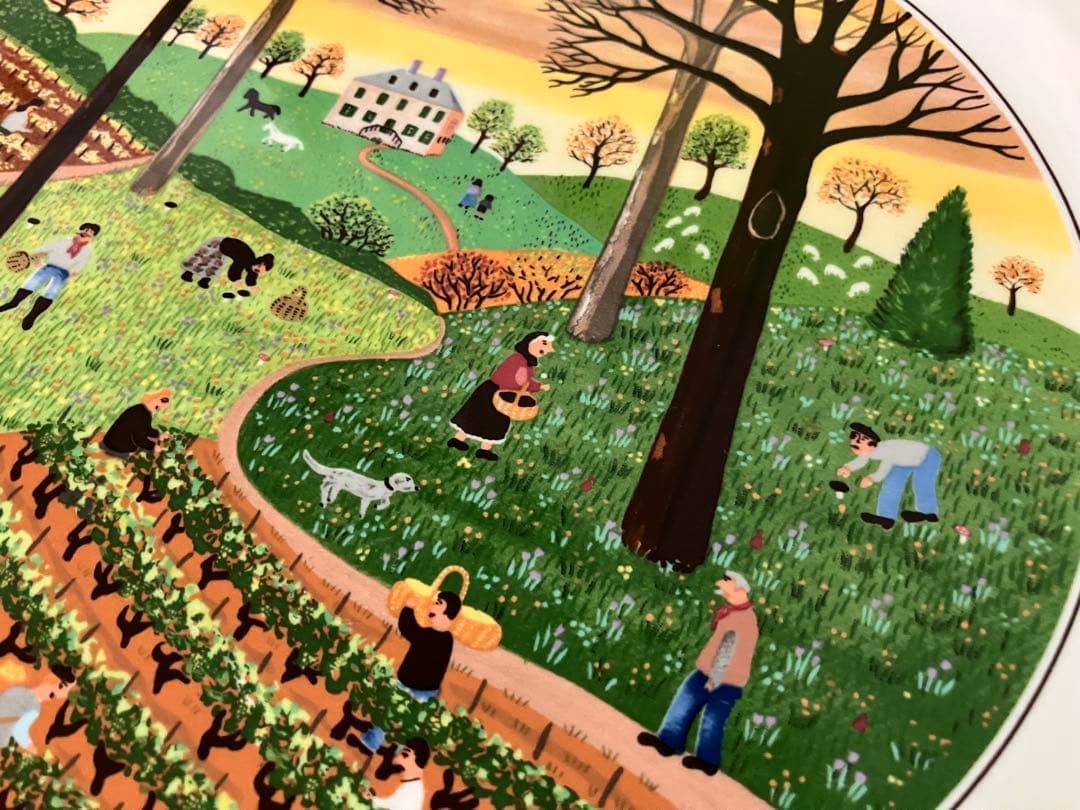 はくちゃん　Villeroy & Boch　ナイーフプレート