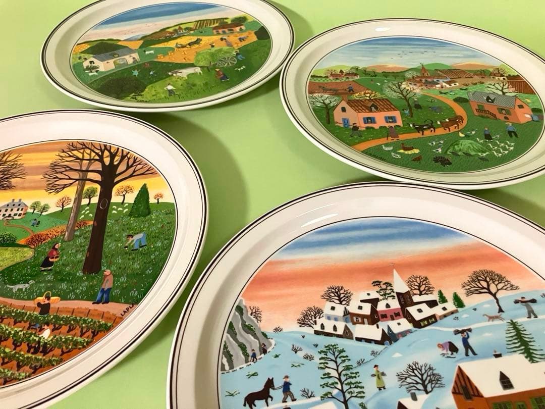 はくちゃん　Villeroy & Boch　ナイーフプレート