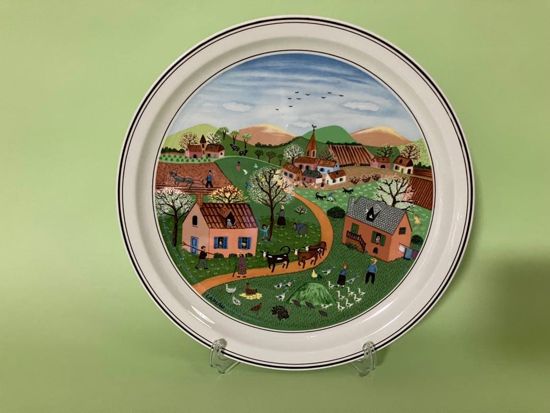 はくちゃん　Villeroy & Boch　ナイーフプレート