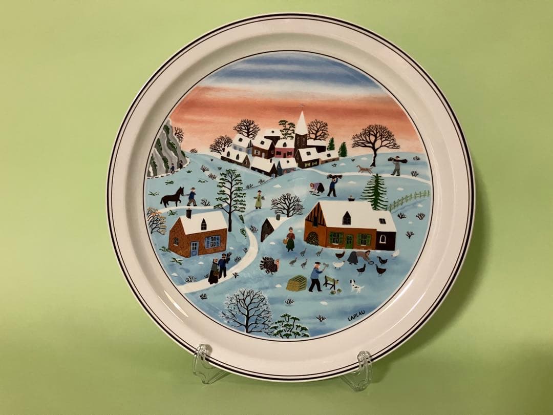 はくちゃん　Villeroy & Boch　ナイーフプレート