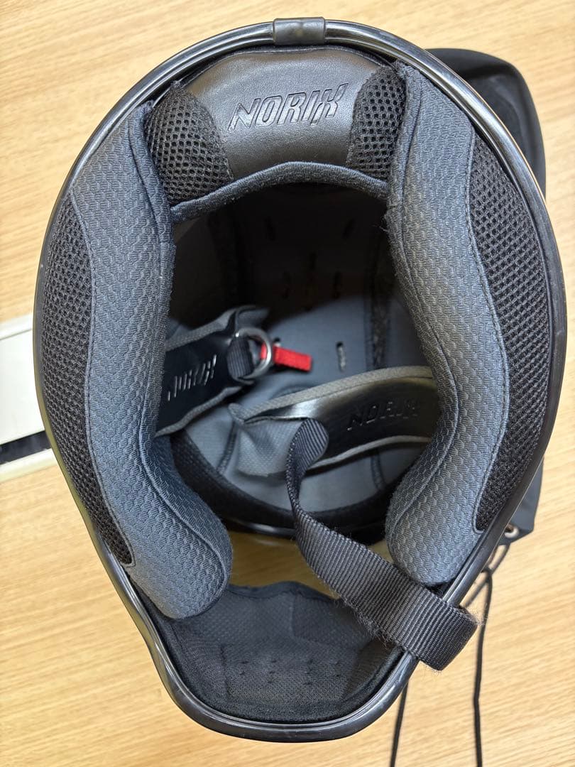 SIMPSON ヘルメット　マットブラック　シールド付き