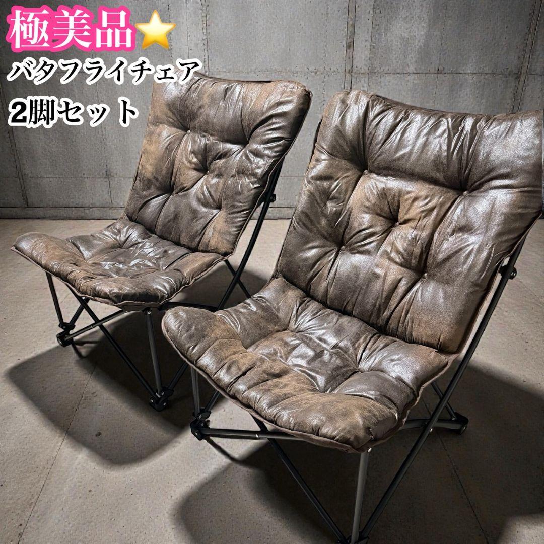 【NITORI】ニトリ バタフライチェア 2脚