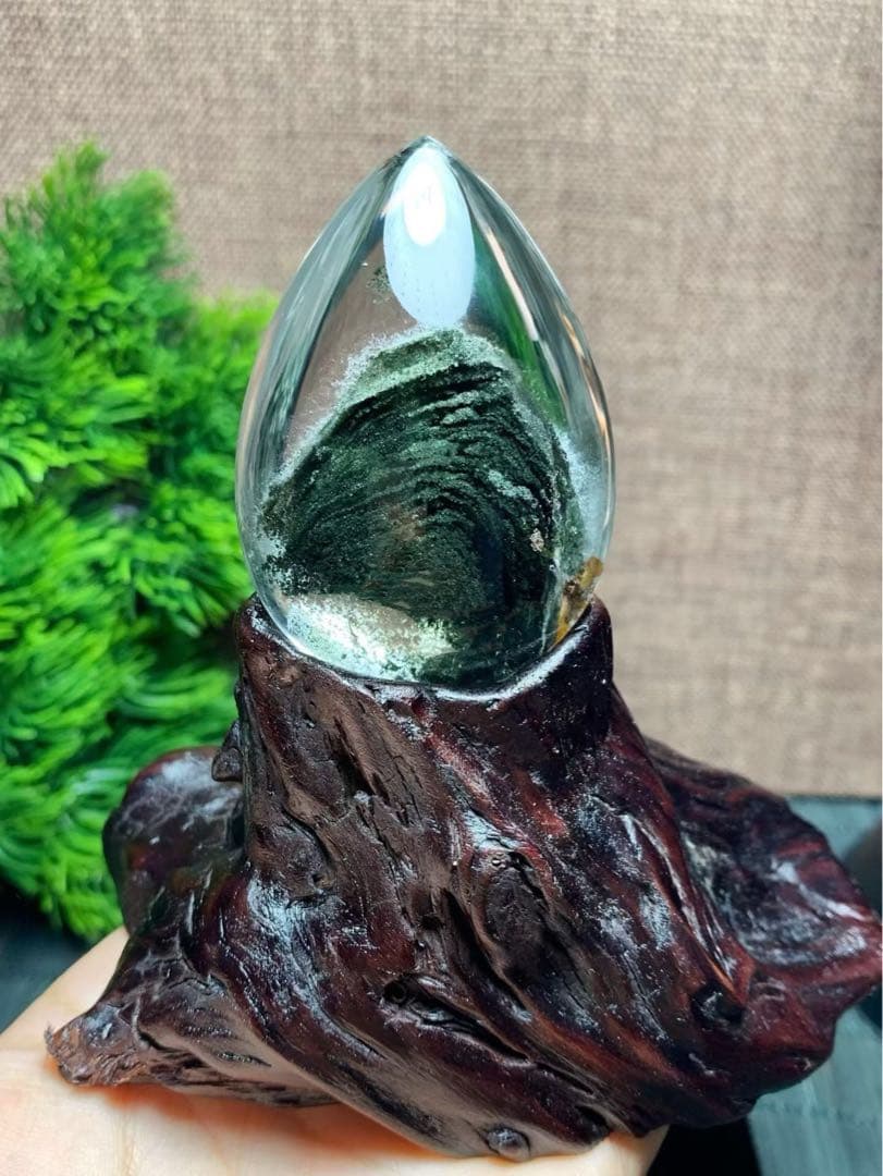 ⭐︎【天然】グリーン ガーデン クォーツ 置物 89g