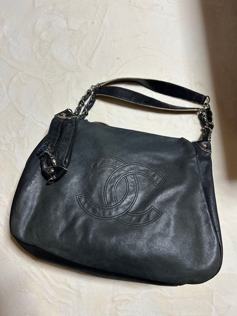 CHANEL　シャネルポーチ付き　デカココチェーンショルダー　シャネルココマーク