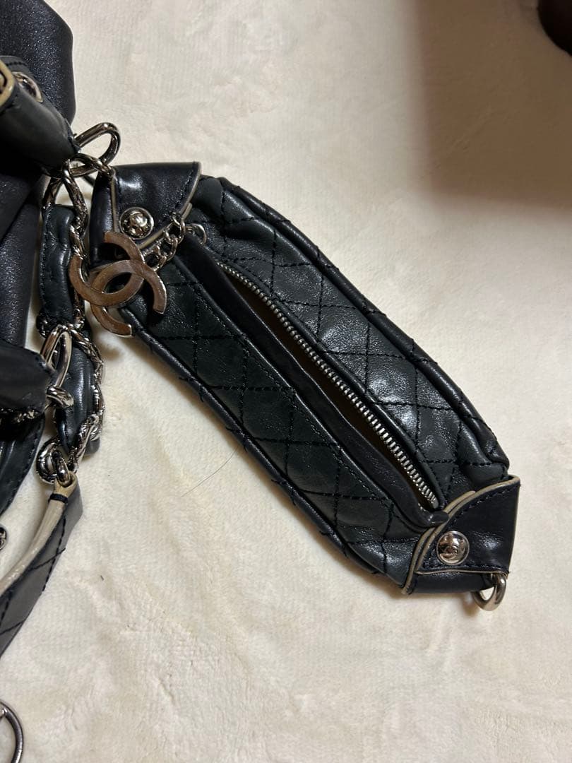CHANEL　シャネルポーチ付き　デカココチェーンショルダー　シャネルココマーク