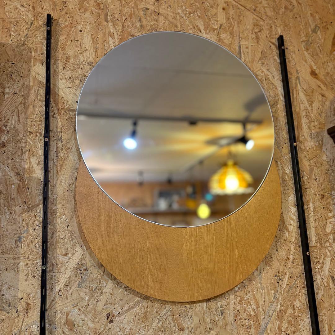 塩川光明党　ウォールミラー　コムミラー ムーン　ヴィンテージ