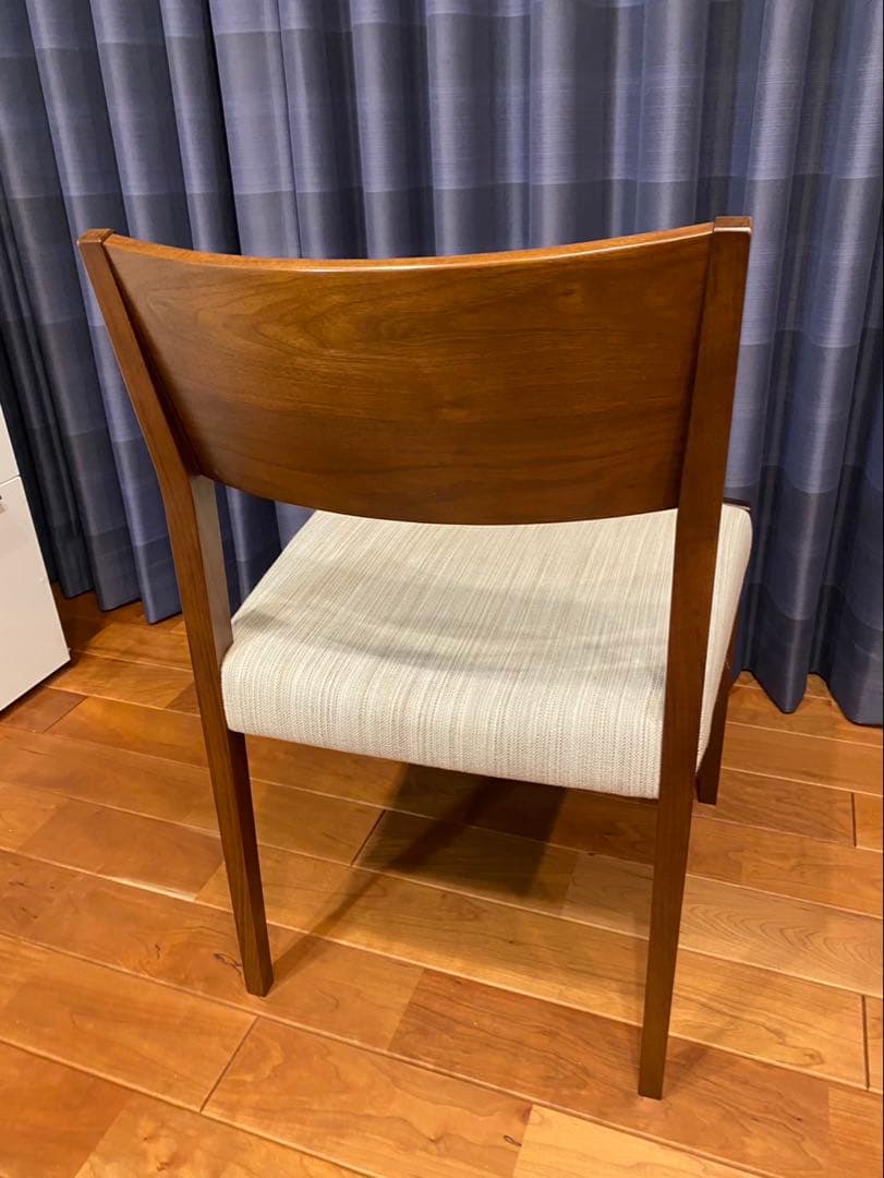 柏木工 ダイニングチェアー 椅子 1脚 ウォールナット 飛騨家具 北欧 頼メルA