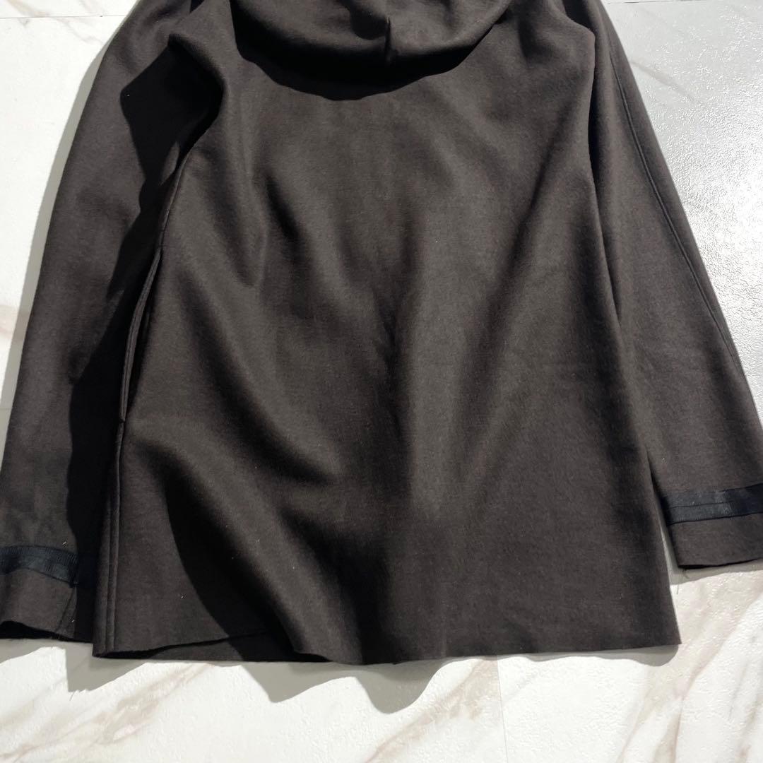 入手困難✨ キリュウキリュウ ロングコート パーカー フード ウール ブラウン