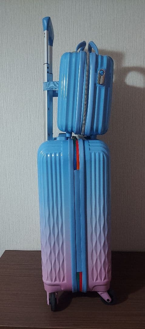 【美品】LUNALUX　スーツケース S ミニトランク付き