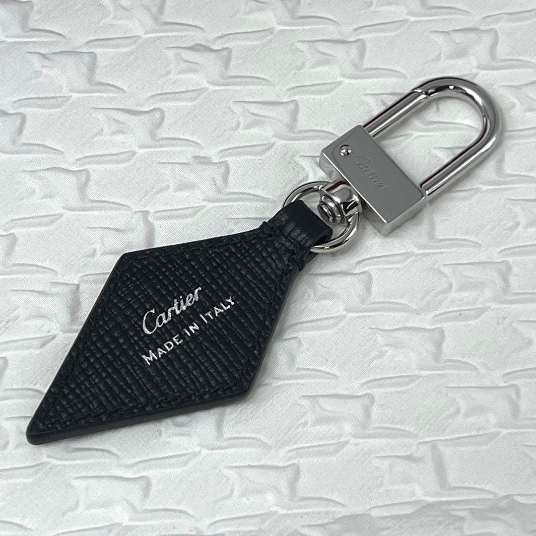 ✨ほぼ未使用品✨Cartierカルティエ　ロザンジュ　キーホルダー　キーリング