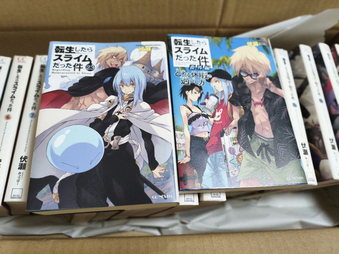 転生したらスライムだった件 小説 全23巻 完結 外伝付き 全巻セット 即発送