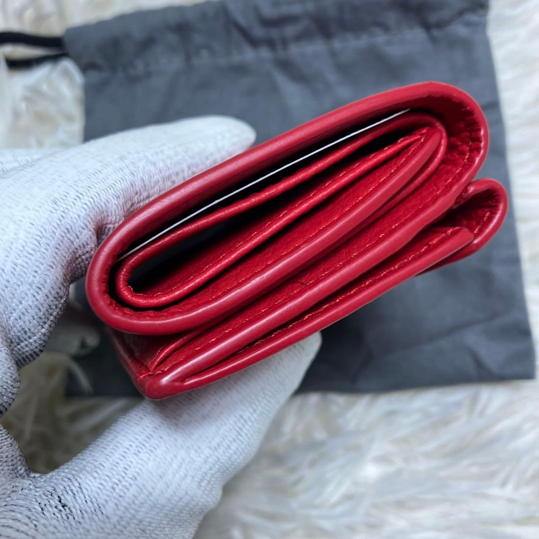 【新品同様】 バレンシアガ ペーパーウォレット コンパクト