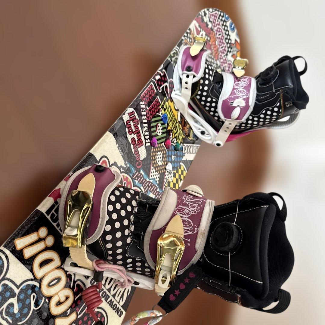 キッズSPOON(120cm)スノーボードセット（ブーツ付）