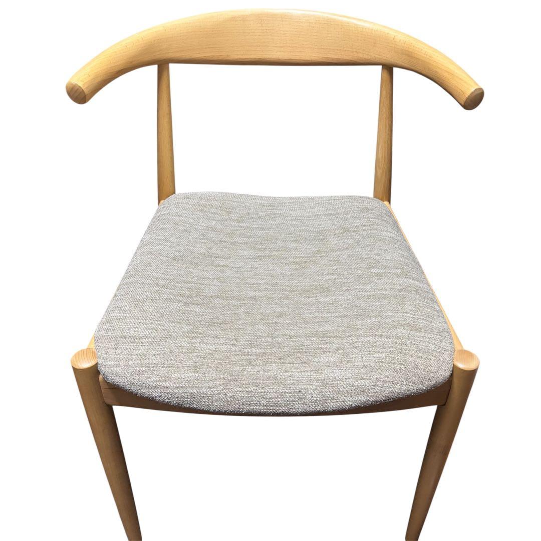 美品 ニトリ ダイニングチェア NコレクションC-01 アームチェア 1脚