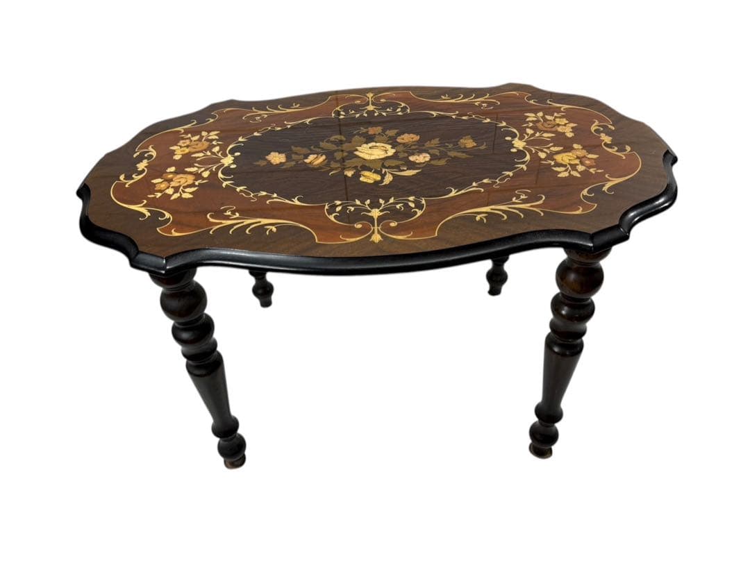 アンティーク イタリア製 象嵌細工 テーブル