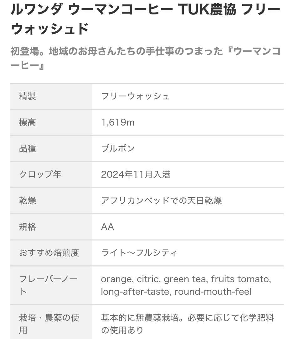 コーヒー生豆　約3. 6Kg ハンドピック済み