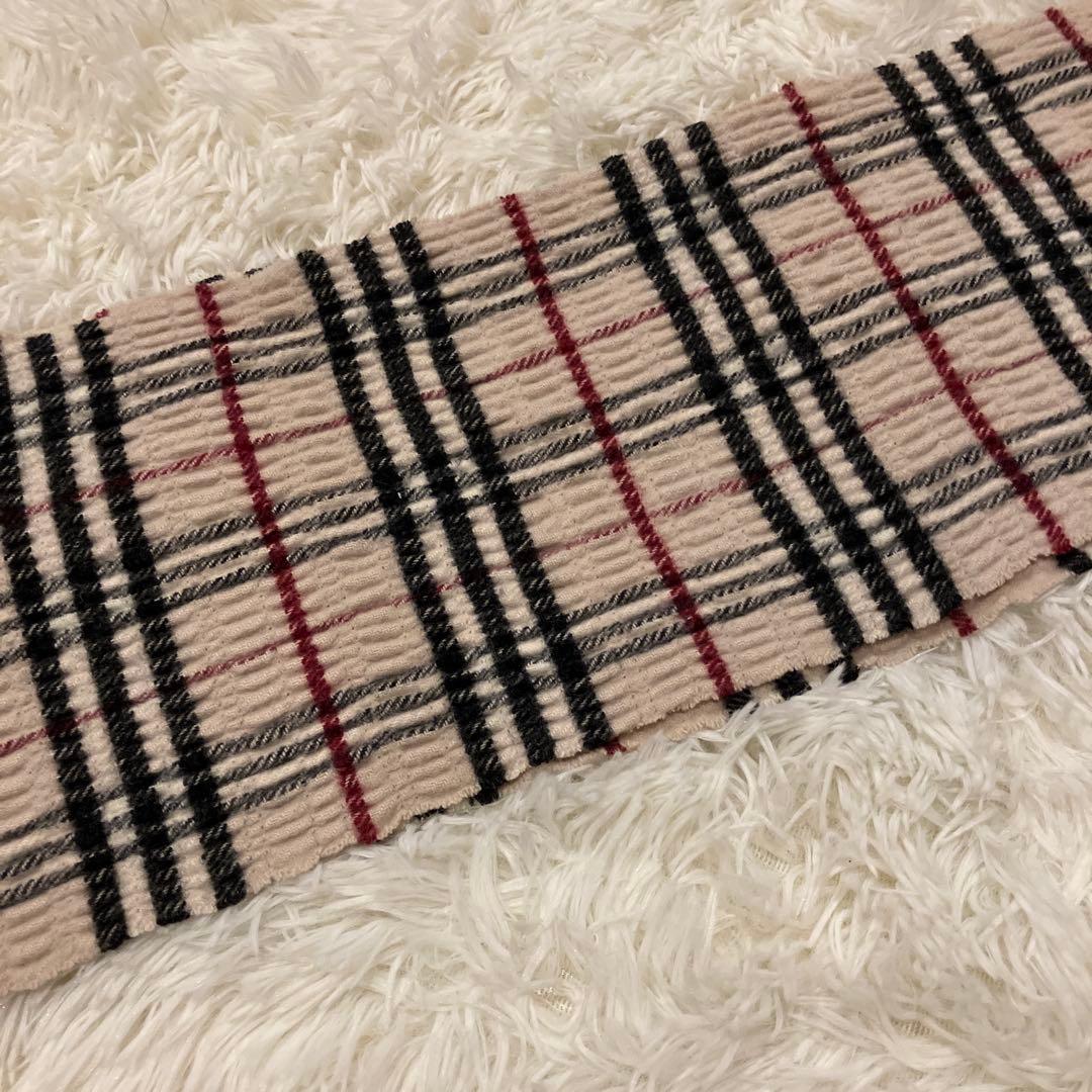【カシミヤ混・近年モデル】BURBERRY バーバリー　ノバチェック マフラー