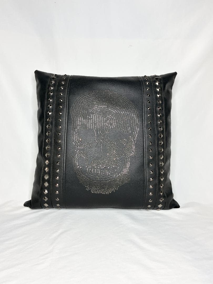 ▼KARE▲　レザークッション　スカル　スタッズ　カレ　デザイナーズ　レア