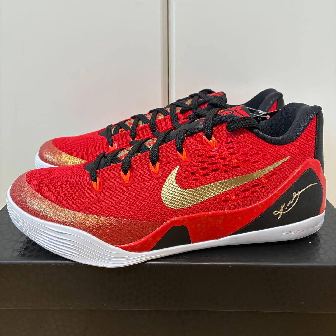 新品 ナイキ コービー9 EM プロトロ ユニバーシティレッド 26cm