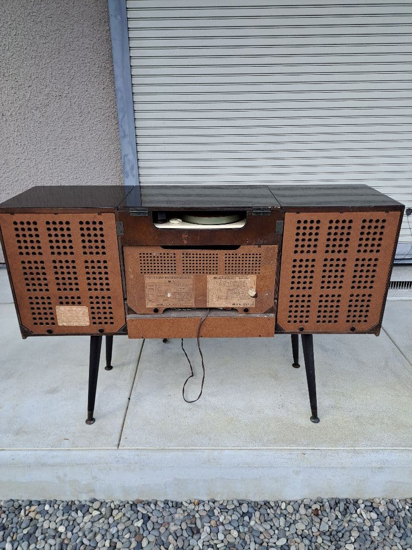 昭和レトロ　ビクターSTEREO SPEAKER BAFFLE&RADIO