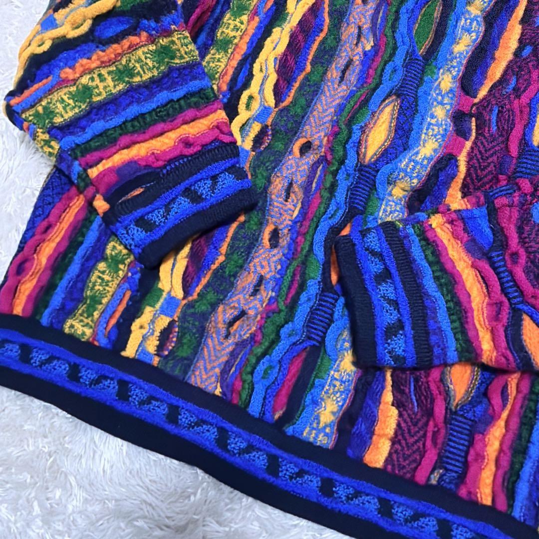 COOGI　クージー　3Dニット　ウール　マルチカラー　オーストラリア製 超厚手