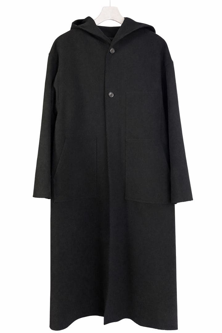 HYKE（ハイク） メルトン HOODED WORK コート　サイズ2