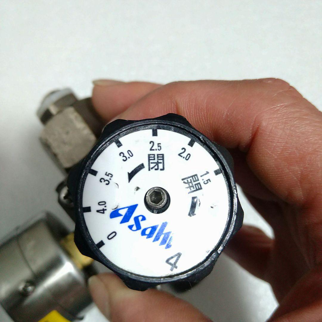 ビールサーバー用、アサヒ減圧弁、アサヒダブル減圧弁（中古品）