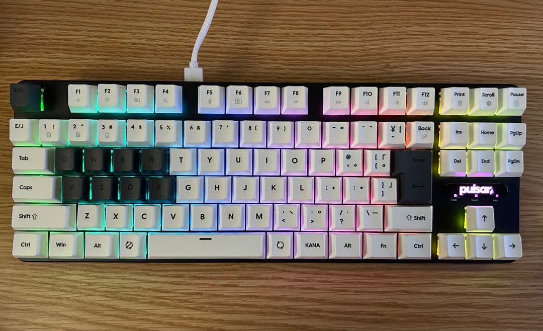 Pulsar PCMK2 HE TKL 日本語配列
