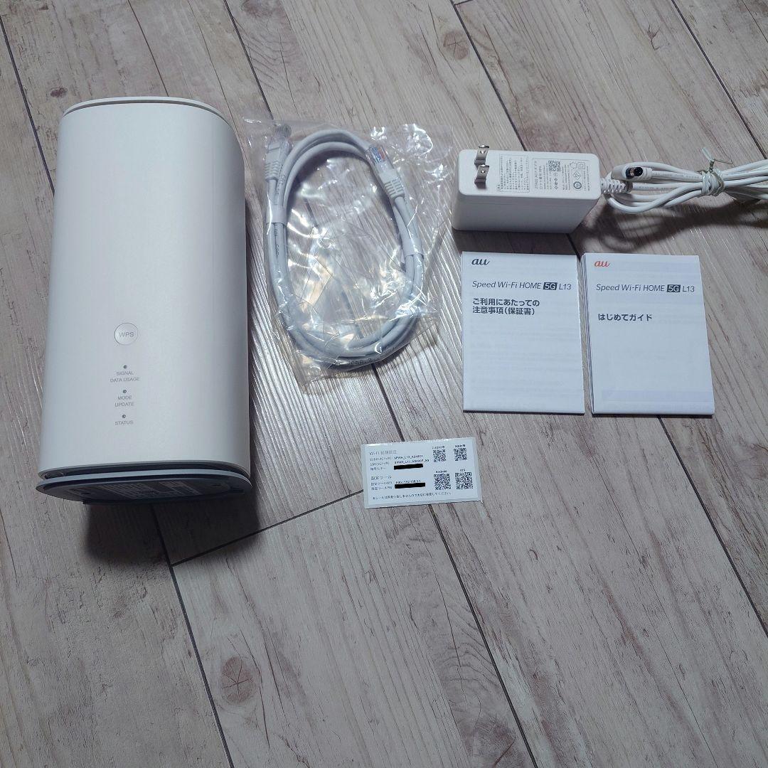 美品　Speed Wi-Fi  5G L13