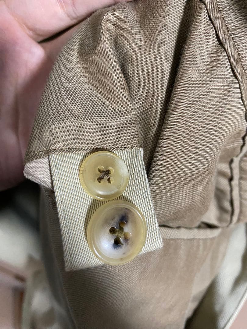 【極美品】comoli コットンギャバタイロッケンコート　ライナー付き　サイズ3