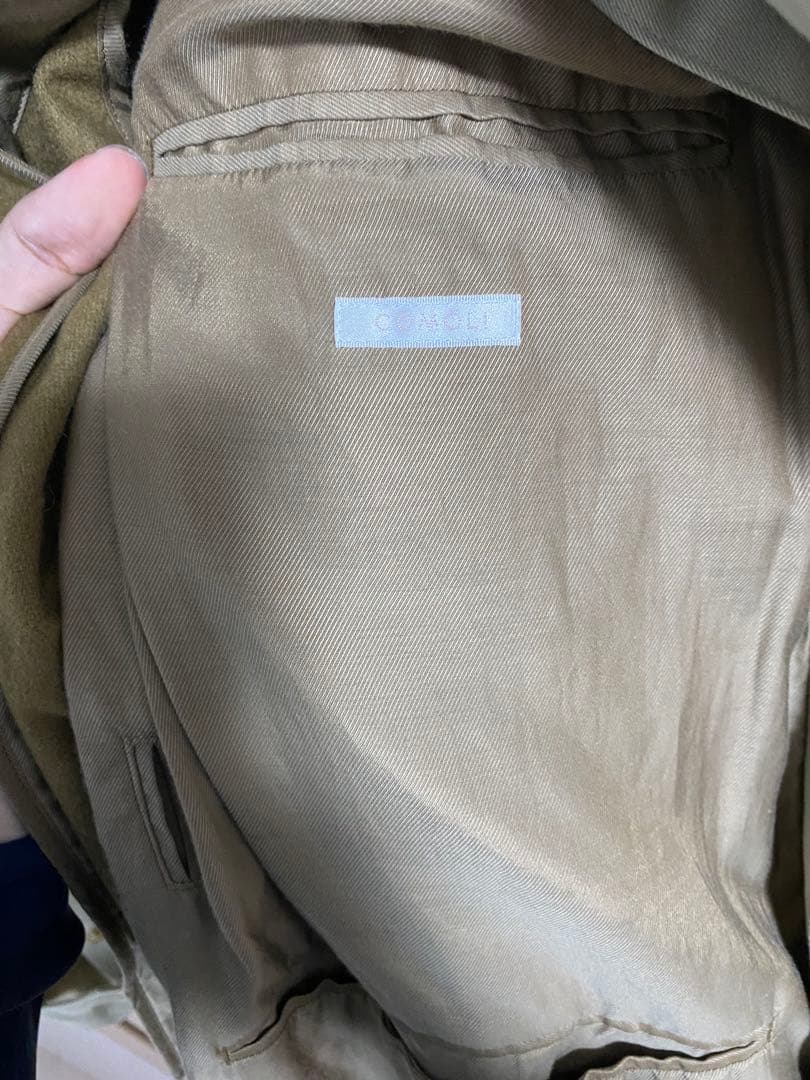 【極美品】comoli コットンギャバタイロッケンコート　ライナー付き　サイズ3