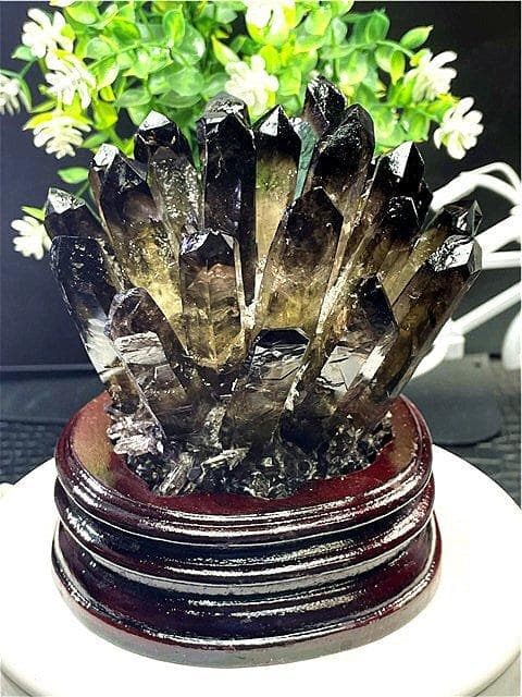 ★超綺麗高透明度水晶クラスターB89C6/163C20CA