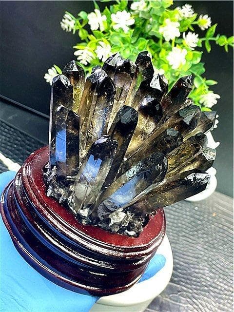 ★超綺麗高透明度水晶クラスターB89C6/163C20CA