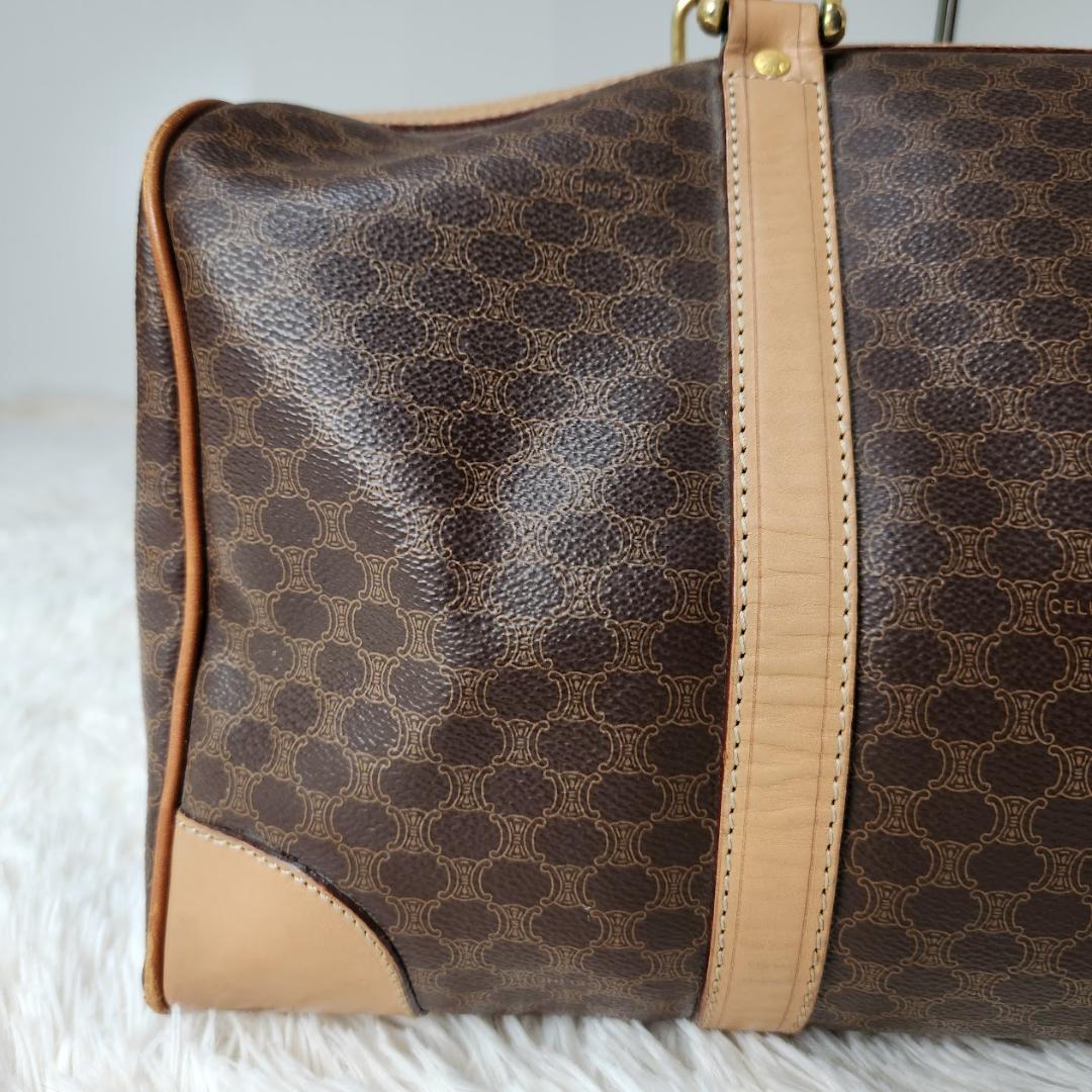 CELINE セリーヌ ボストンバッグ マカダム M14 旅行バッグ 大容量