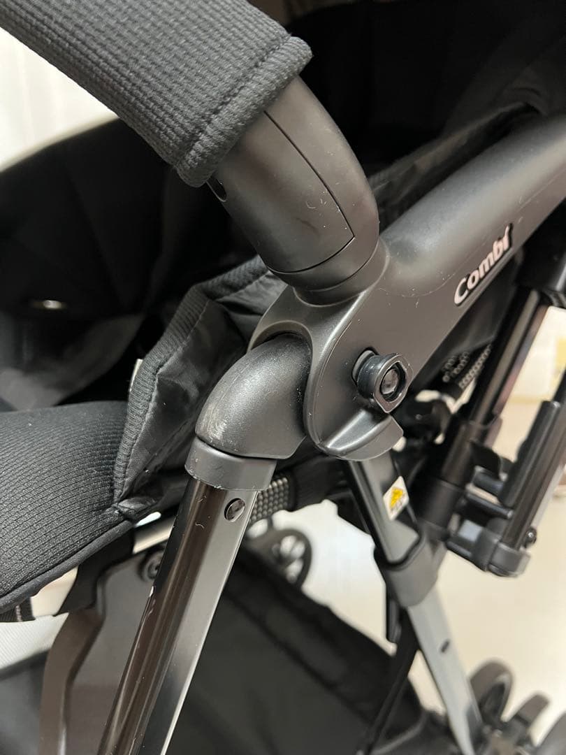 combi 折りたたみ式 ベビーカー グレー