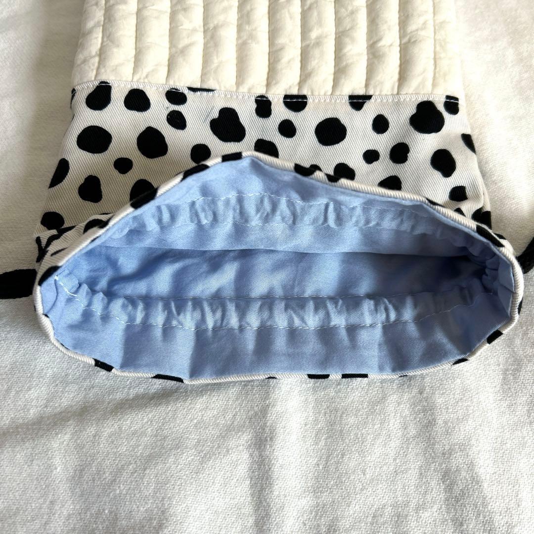 入園入学4点セット　【黒ハートヌビ×ダルメシアン】 女の子