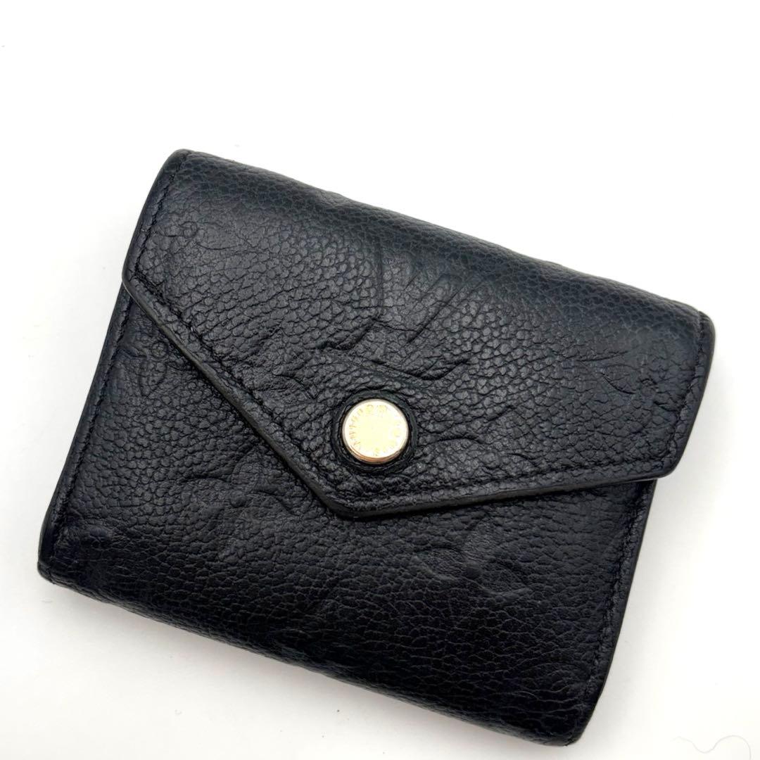 ルイヴィトン アンプラント ポルトフォイユ ゾエ ノワール