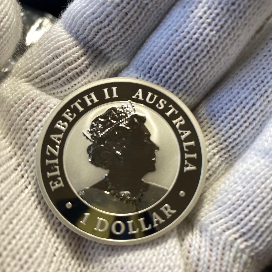 オーストラリア　大人気　ワライカワセミ2022 1オンス銀貨