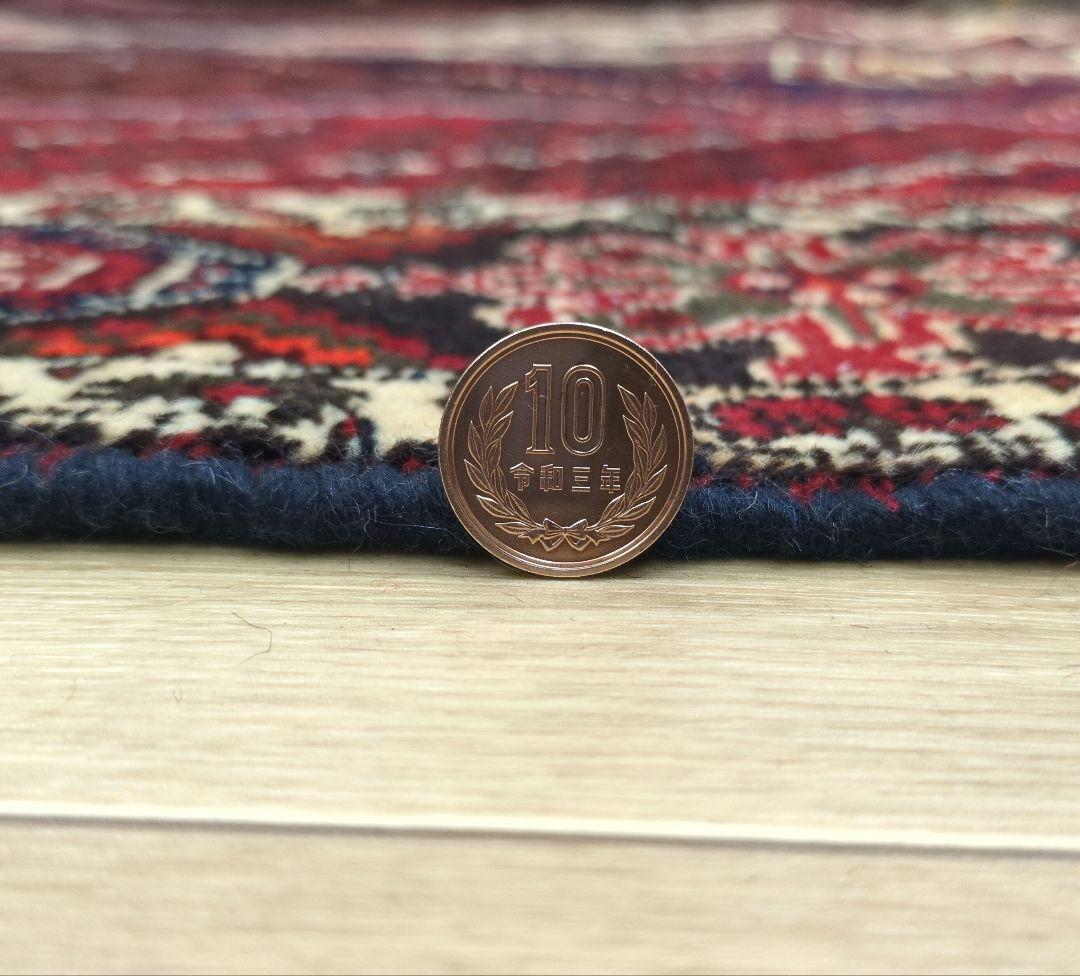 ペルシャ絨毯 手織り 草木染　スィールジャーン産 245x164 Sirjan