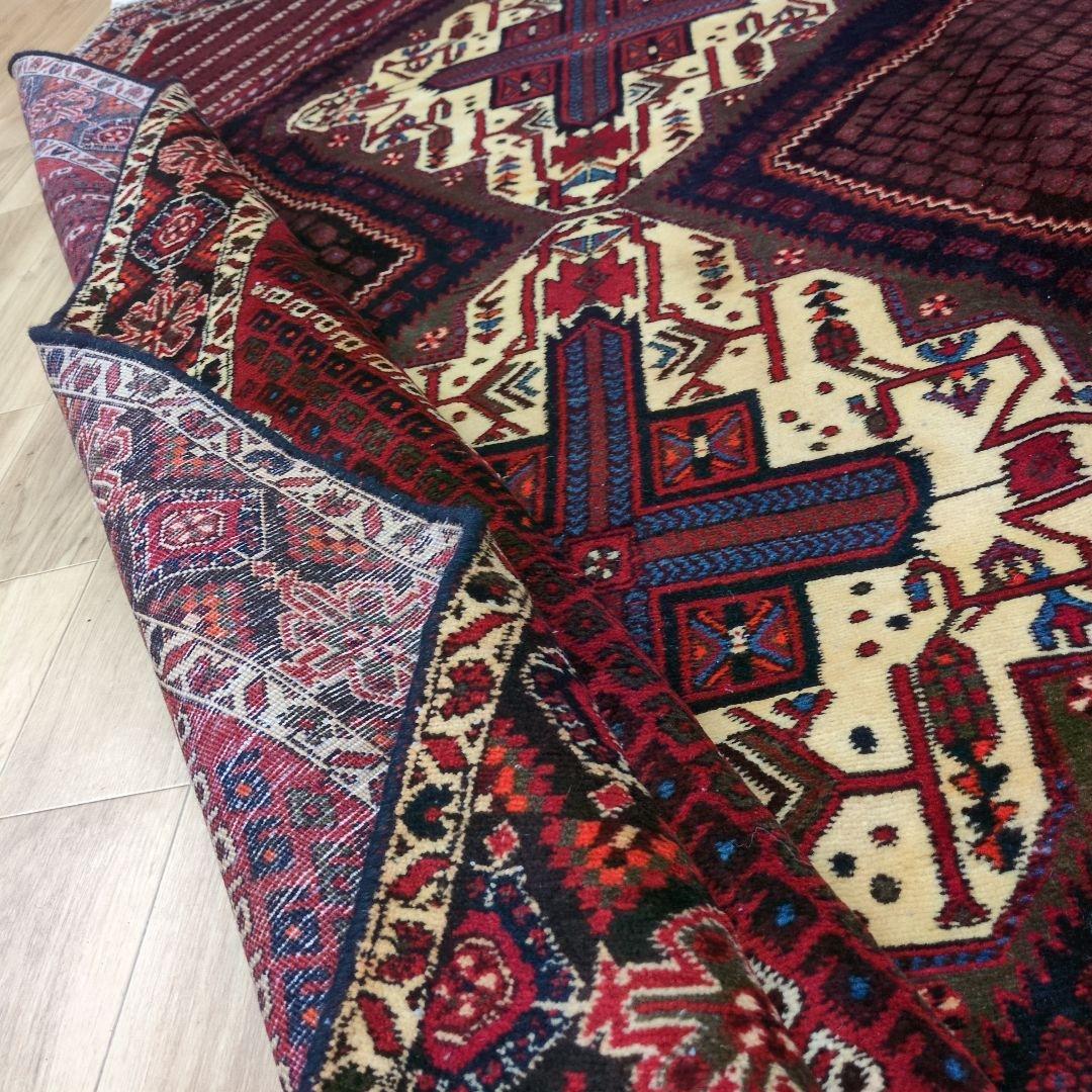 ペルシャ絨毯 手織り 草木染　スィールジャーン産 245x164 Sirjan