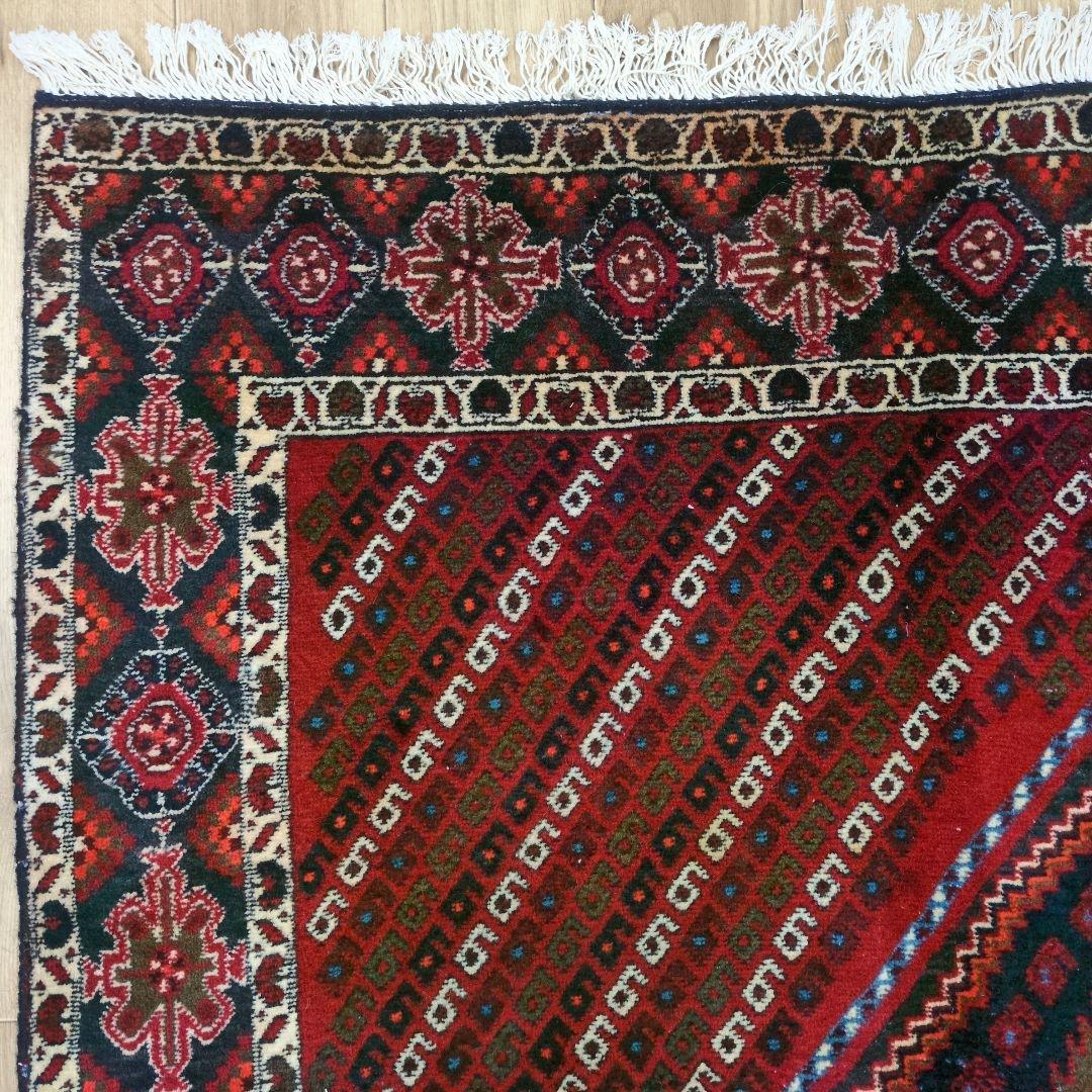 ペルシャ絨毯 手織り 草木染　スィールジャーン産 245x164 Sirjan