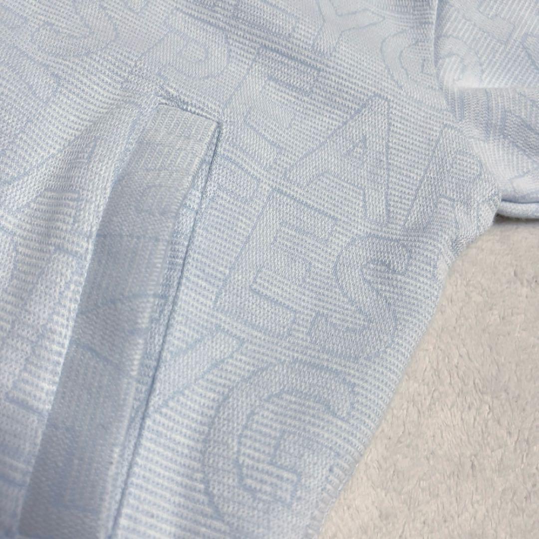 極美品　パーリーゲイツ　2023　セットアップ　ゼブラメッシュ　BIGロゴ柄