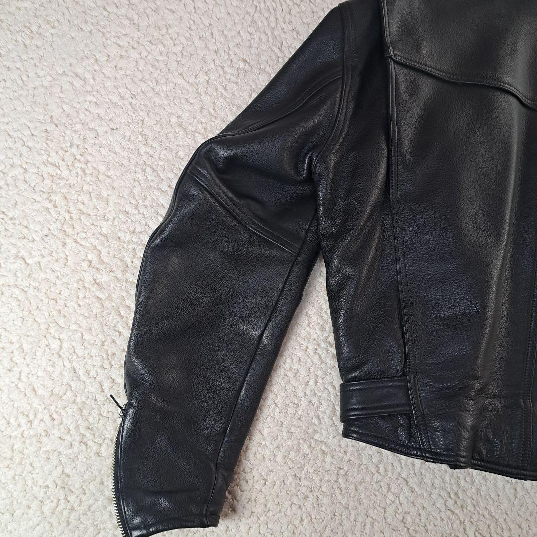 【極美品】 ダブルライダースジャケット 黒 Lサイズ