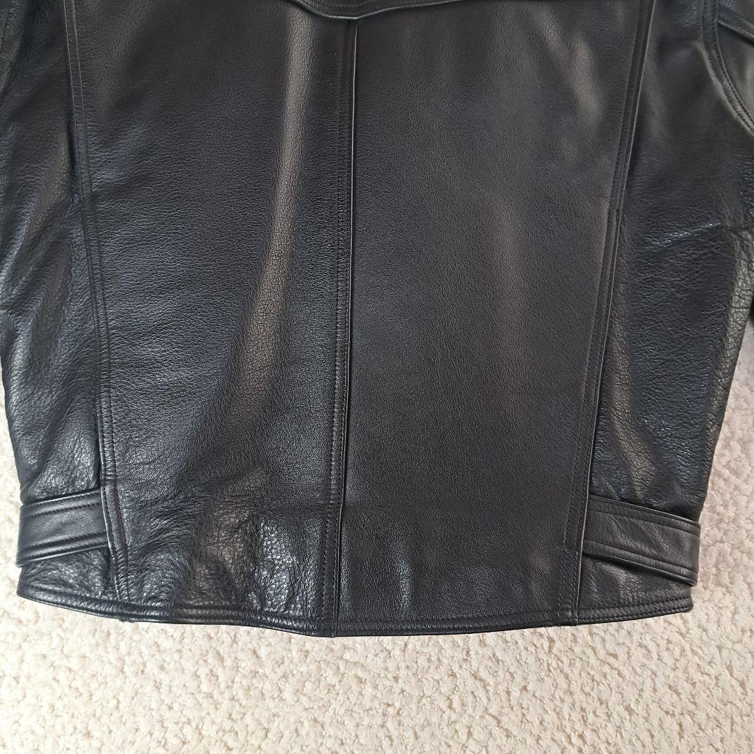 【極美品】 ダブルライダースジャケット 黒 Lサイズ