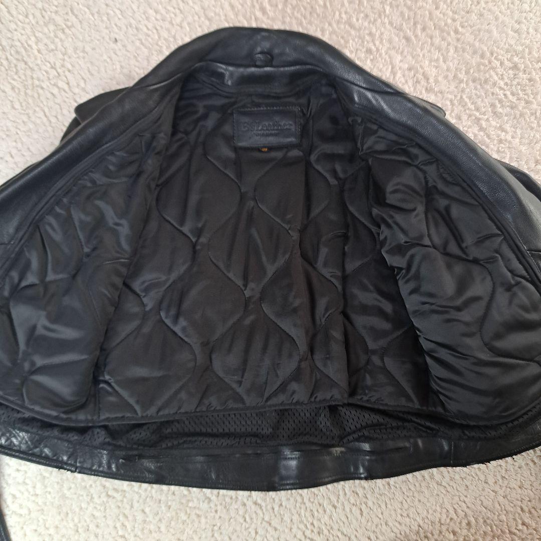 【極美品】 ダブルライダースジャケット 黒 Lサイズ