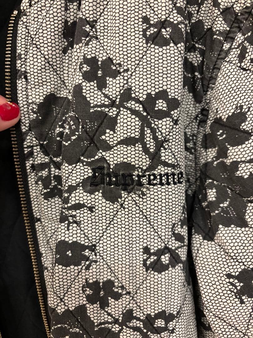 ジャケット・アウター Supreme 17SS/Quilted Lace Bomber Jacket