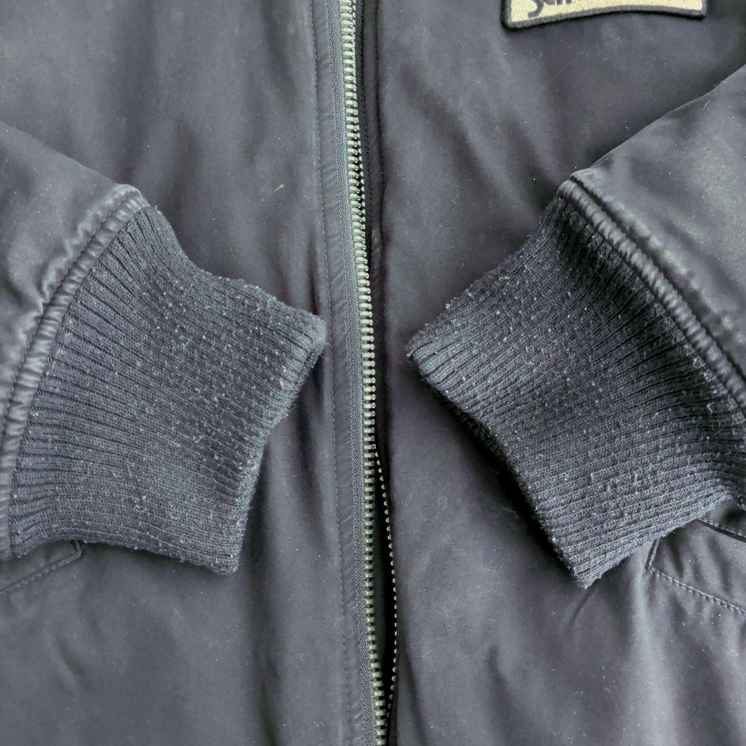 Ｌ（XL相当） Schott Bros. 黒 中綿ジャンパー 大きめ ジャケット