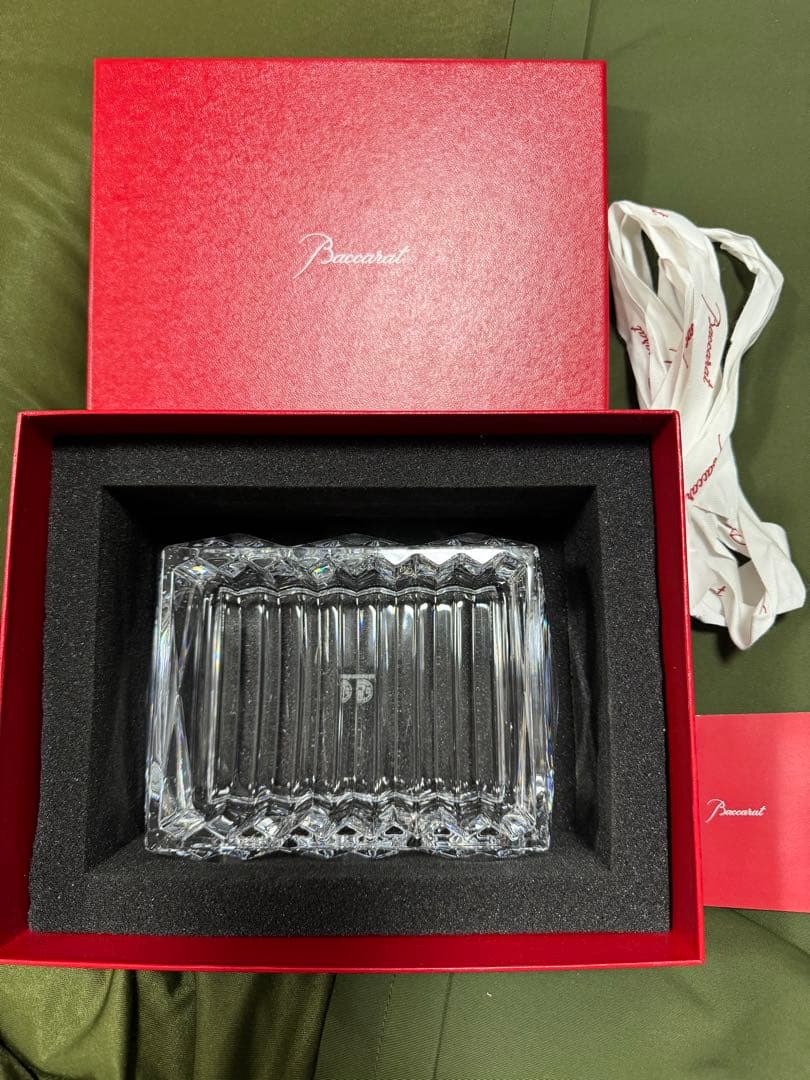 【新品】Baccarat　バカラ　ルクソール　小物入れ　クリア